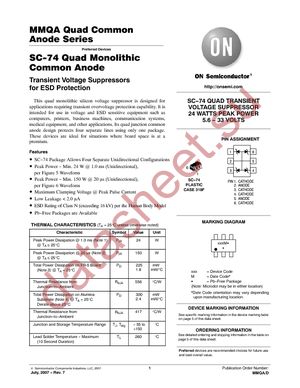 MMQA6V2T1 datasheet  